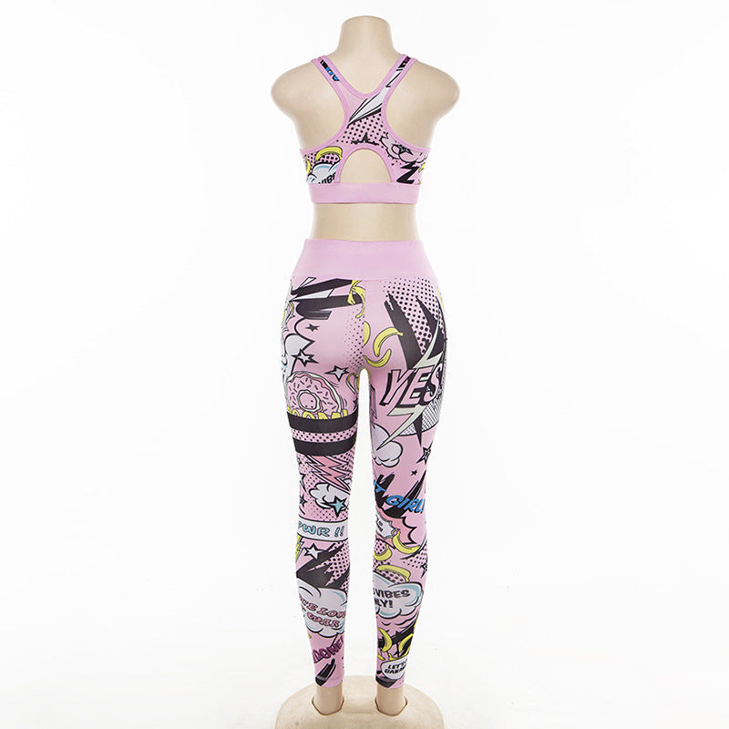 Contrast Yoga Fitness Set
