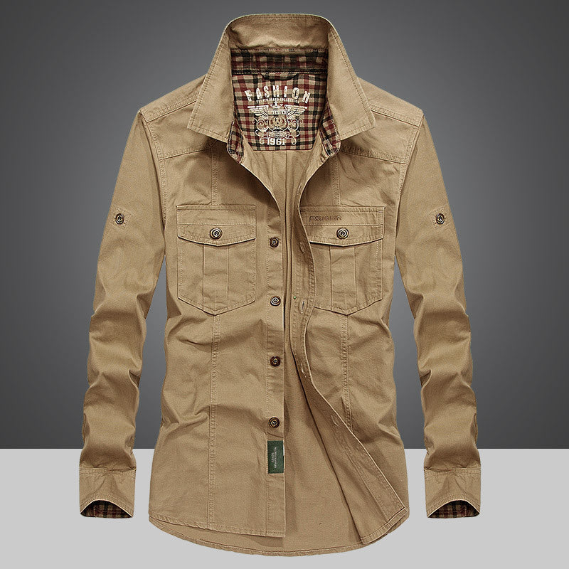 Cotton Men Long Sleeve Lining