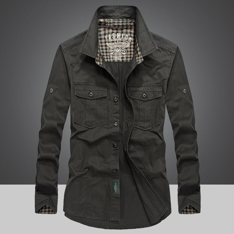 Cotton Men Long Sleeve Lining