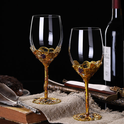 Crystal Red Wine Glass Set Household European Style Grape Goblet Wine Glass Decanter