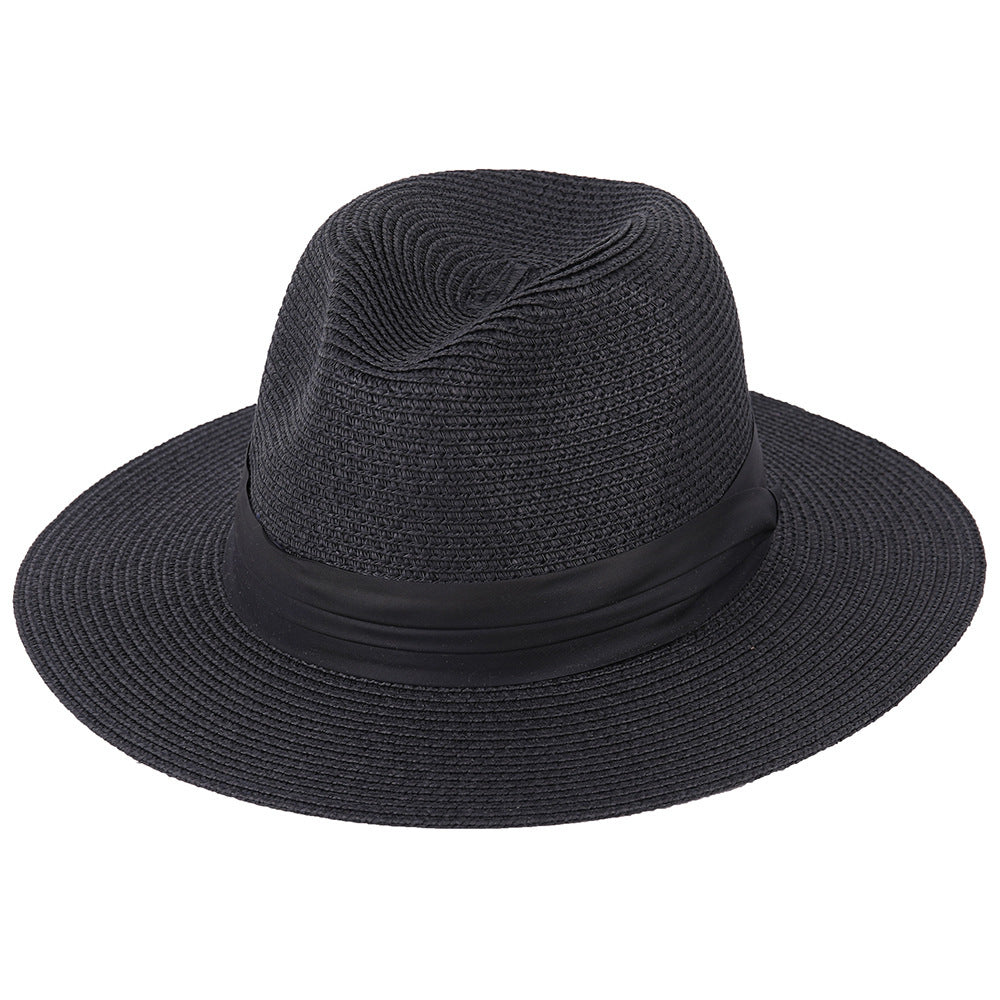 Outdoor Sunscreen Fisherman Tide Panama Sun Men'S Women'S Sunshade Beach Seaside Holiday Hat