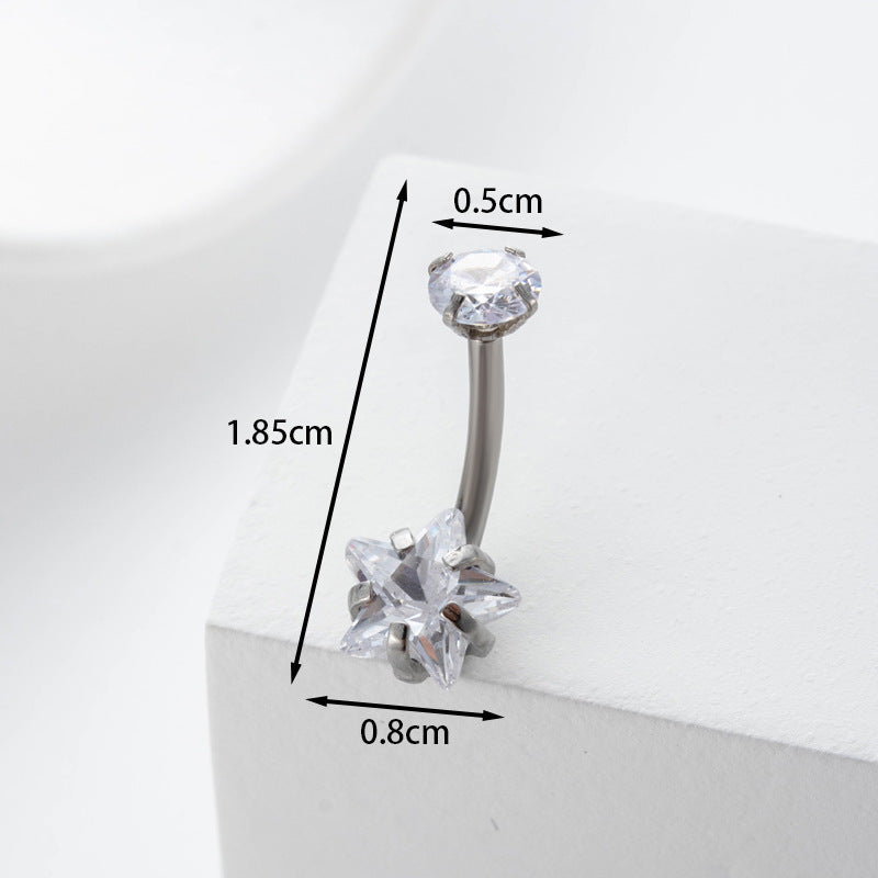 Stainless Steel Belly Button Ring