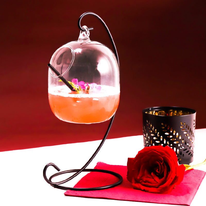 Chicken Tail Glass Water Glass Wine Glass Hanging New Style Bottle Colorless Transparent Wine Glass