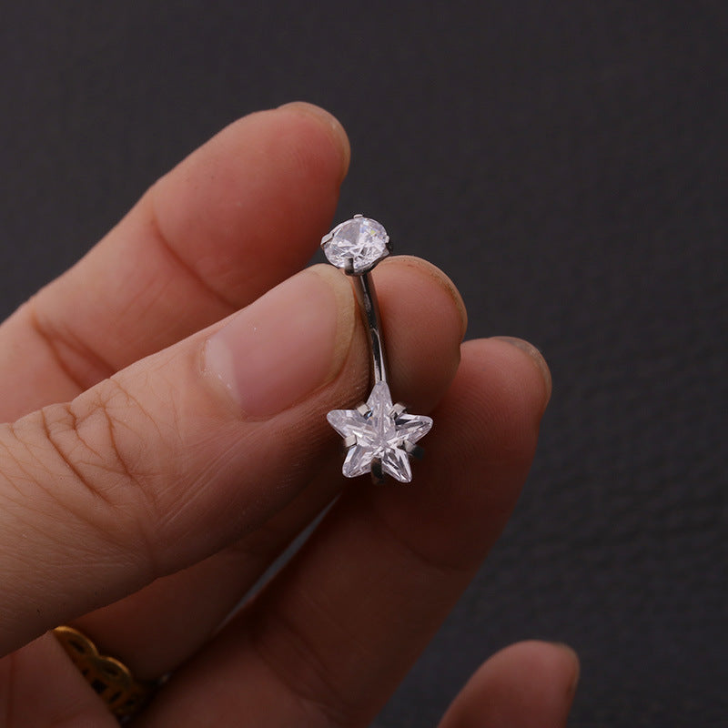Stainless Steel Belly Button Ring