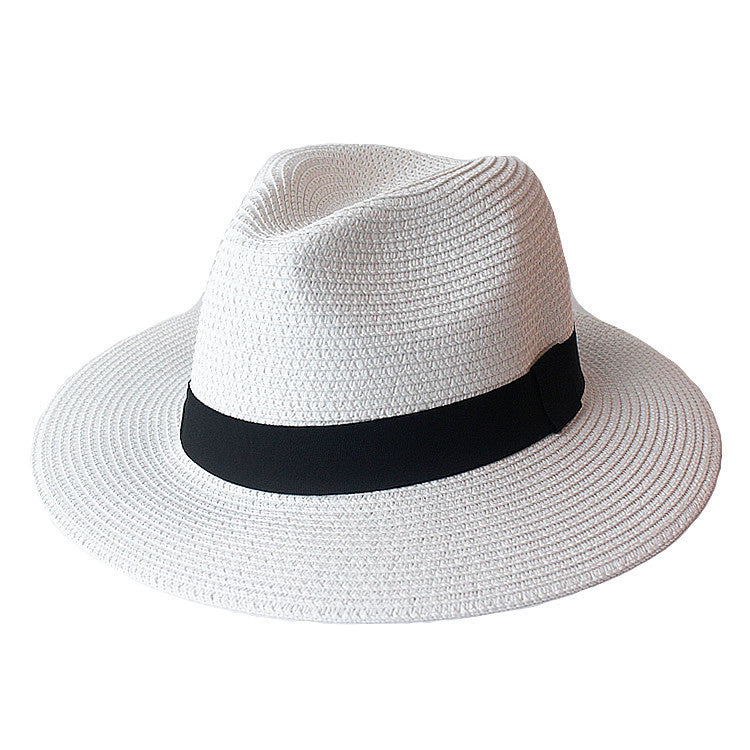 Outdoor Sunscreen Fisherman Tide Panama Sun Men'S Women'S Sunshade Beach Seaside Holiday Hat