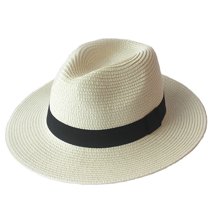 Outdoor Sunscreen Fisherman Tide Panama Sun Men'S Women'S Sunshade Beach Seaside Holiday Hat