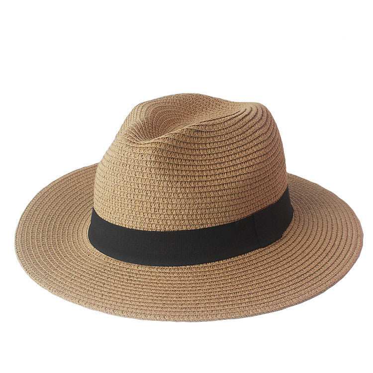 Outdoor Sunscreen Fisherman Tide Panama Sun Men'S Women'S Sunshade Beach Seaside Holiday Hat