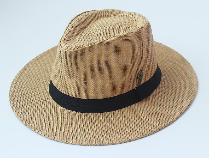 Outdoor Sunscreen Fisherman Tide Panama Sun Men'S Women'S Sunshade Beach Seaside Holiday Hat