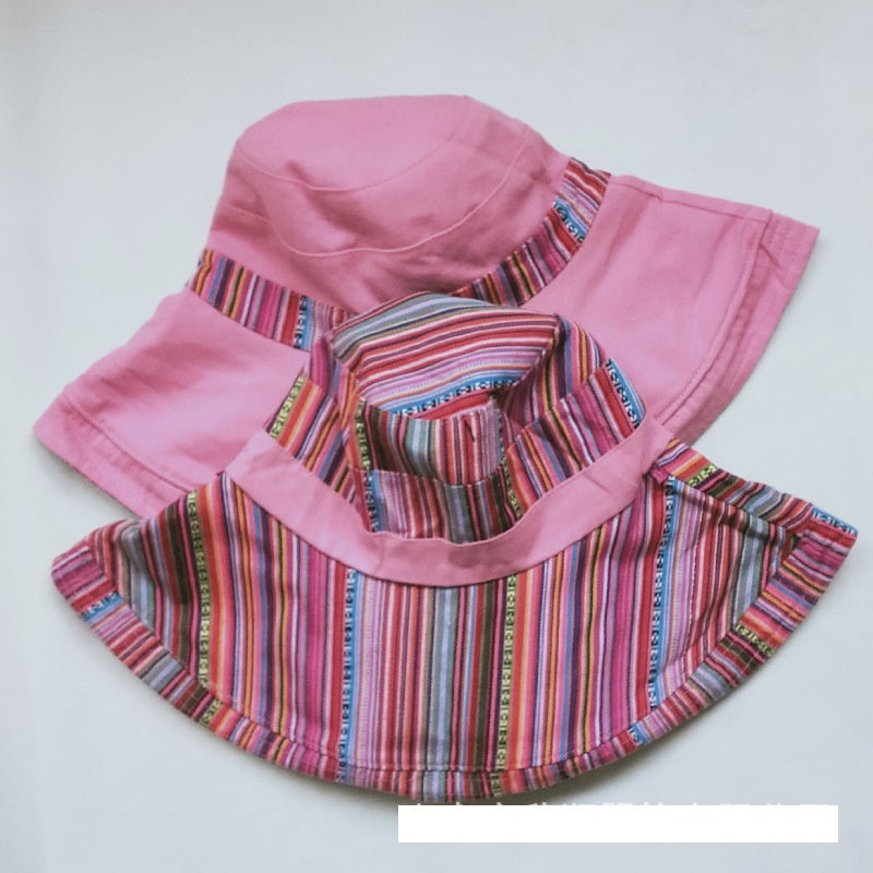 versatile hat fisherman's hat Japanese face covering sun hat foldable sun hat