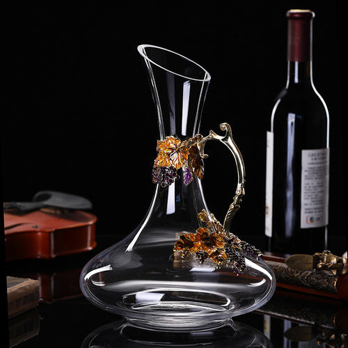 Crystal Red Wine Glass Set Household European Style Grape Goblet Wine Glass Decanter