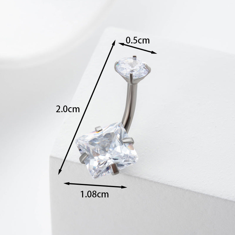 Stainless Steel Belly Button Ring