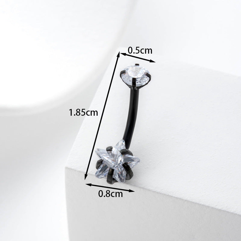 Stainless Steel Belly Button Ring