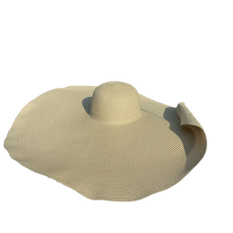 Foldable Beach Straw Oversized Sun Hat