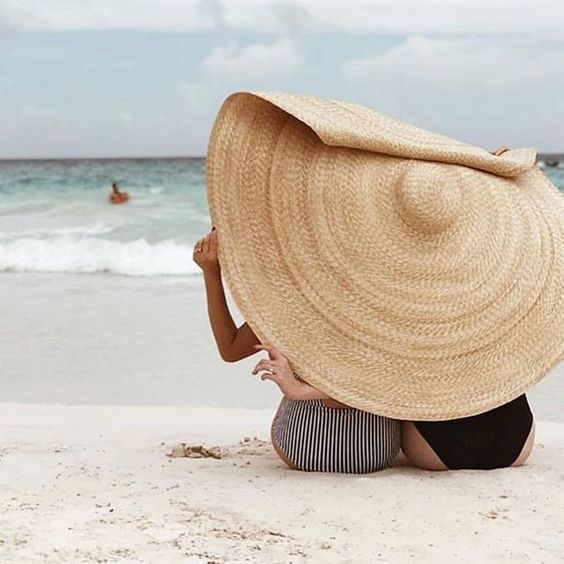 Foldable Beach Straw Oversized Sun Hat