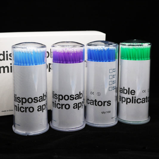 Bottled lash extension cotton swabs