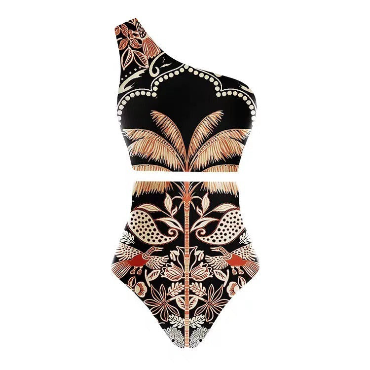 Fashion One-piece Swimsuit Suit Vacation Beach Swimsuit
