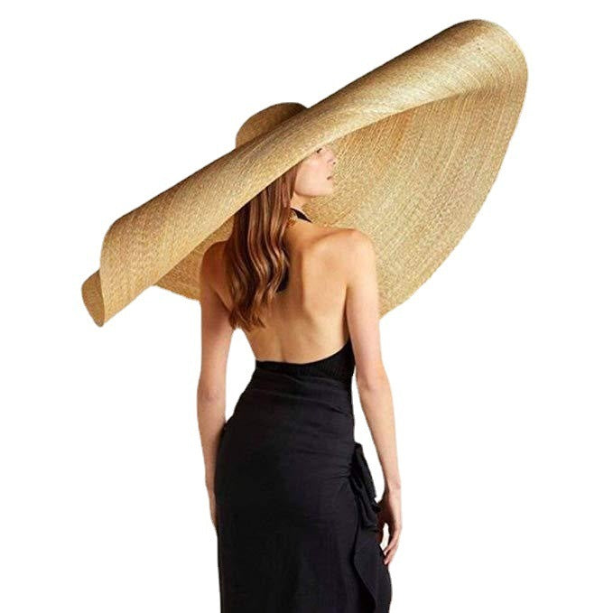 Foldable Beach Straw Oversized Sun Hat