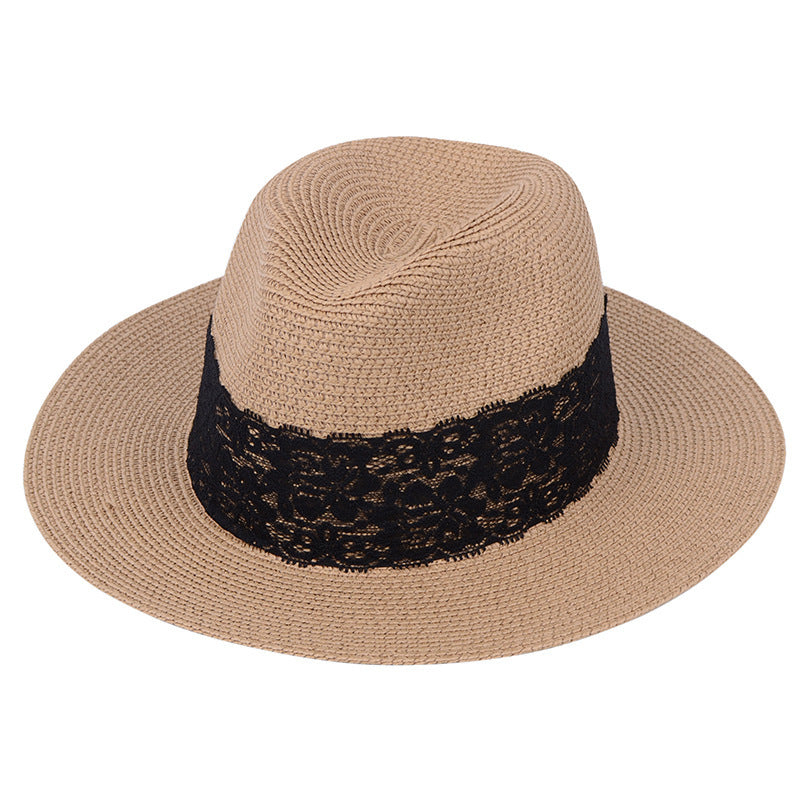 Outdoor Sunscreen Fisherman Tide Panama Sun Men'S Women'S Sunshade Beach Seaside Holiday Hat