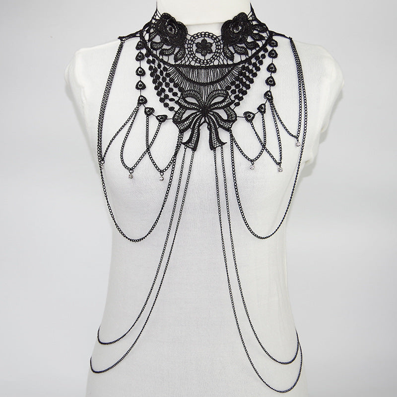 Sexy Lace Ruffled Body Chains