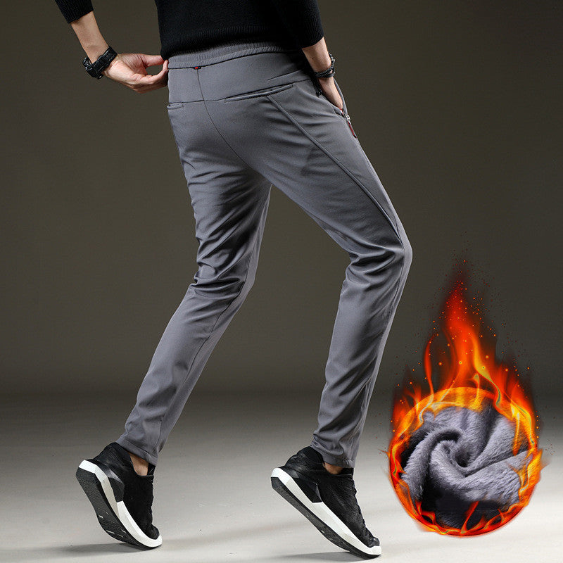 Velvet Stretch Casual Pants