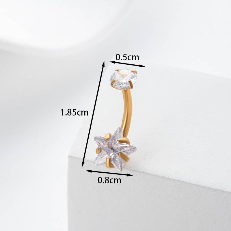Stainless Steel Belly Button Ring