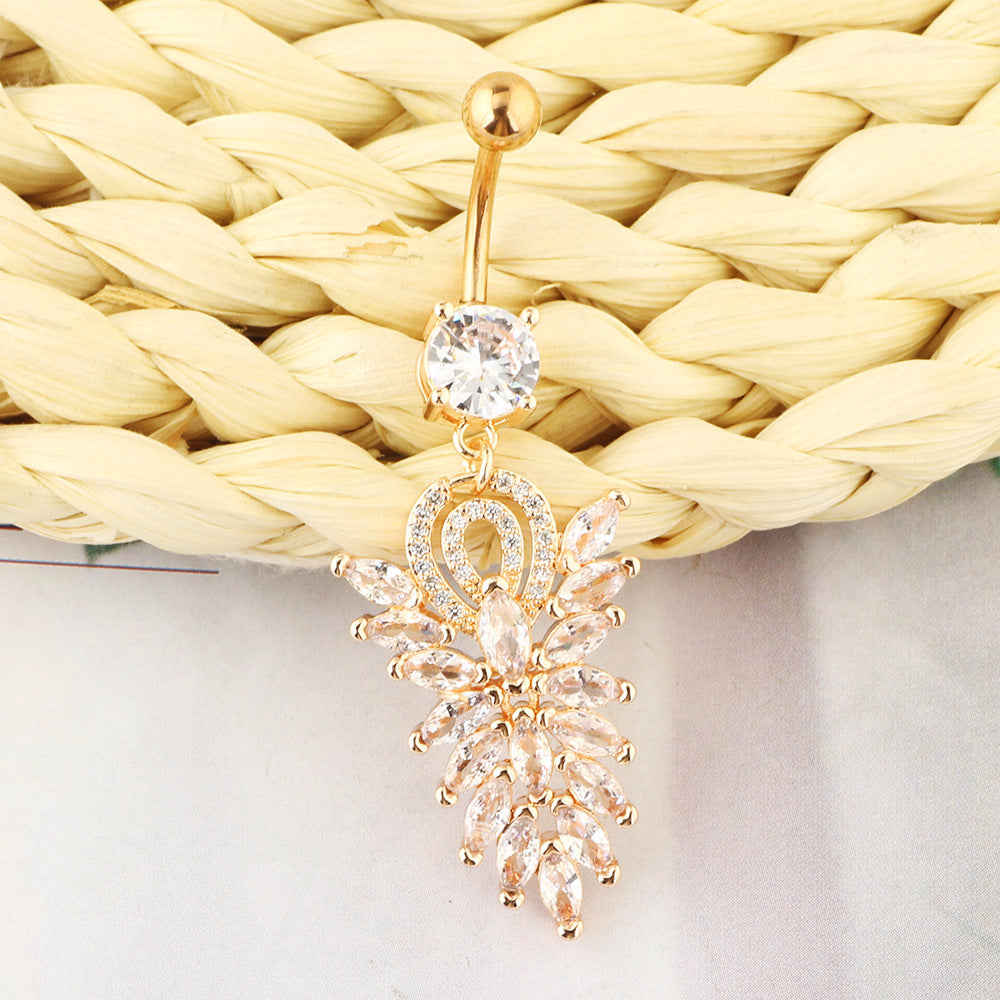 Sexy Belly Button Nail Zircon
