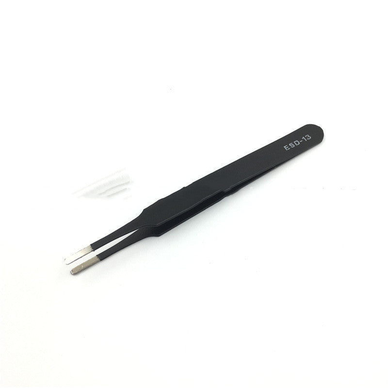 Stainless Steel Pointed And Curved Eyelash Extension Tweezers