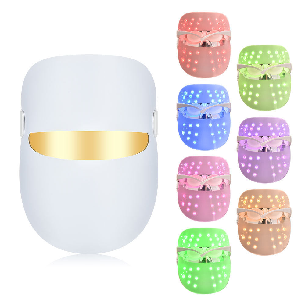 Led seven-color spectrum beauty mask