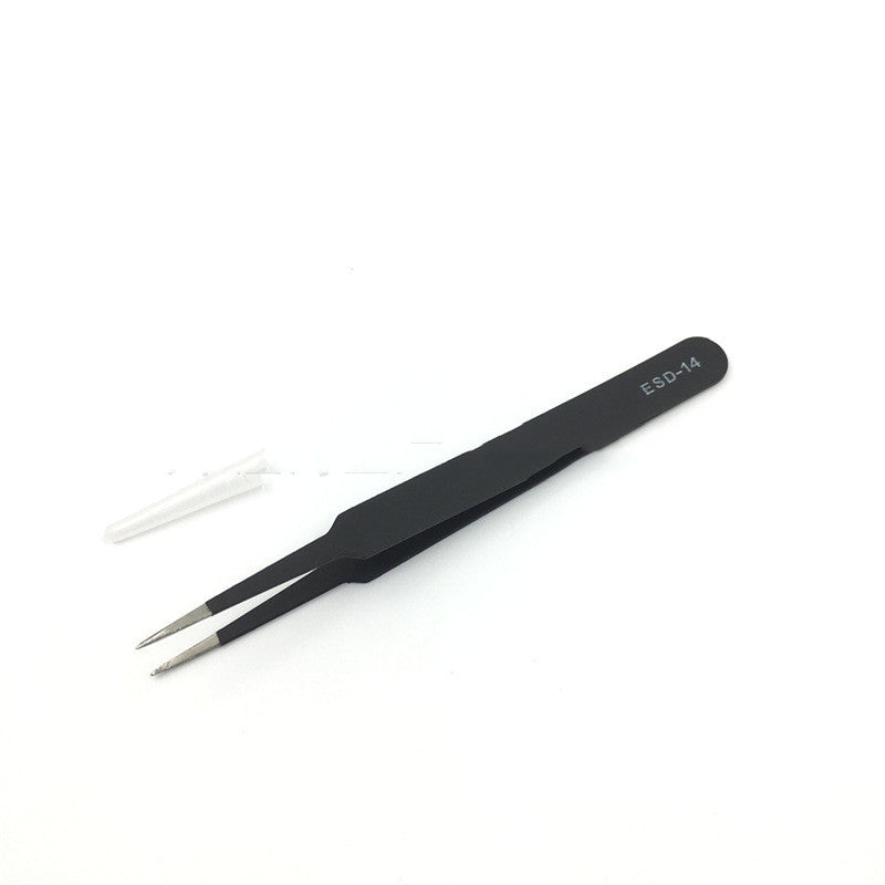 Stainless Steel Pointed And Curved Eyelash Extension Tweezers