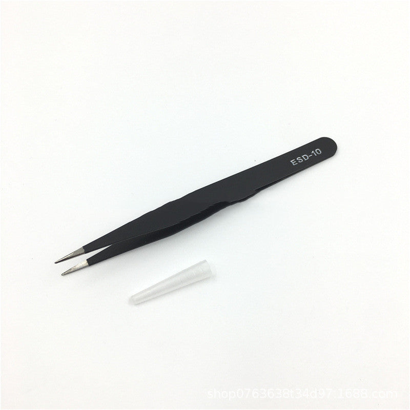Stainless Steel Pointed And Curved Eyelash Extension Tweezers
