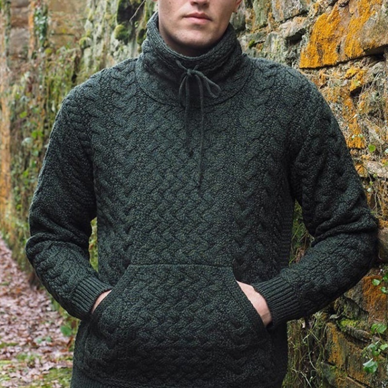 Buttons Ripped men sweater