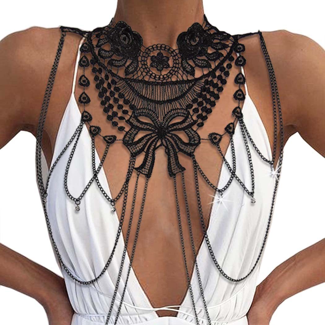 Sexy Lace Ruffled Body Chains
