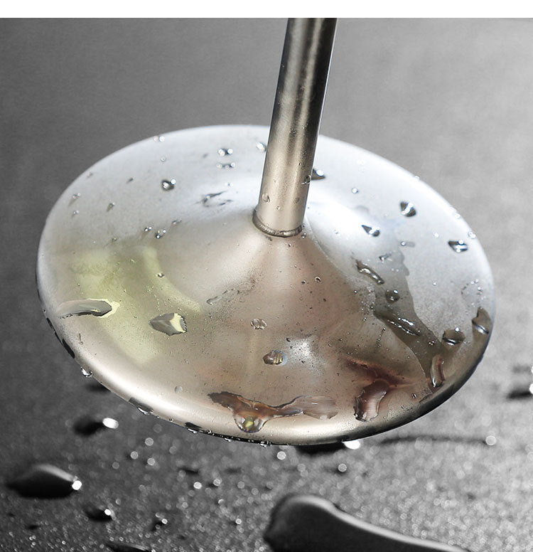 Creative metal wine glass