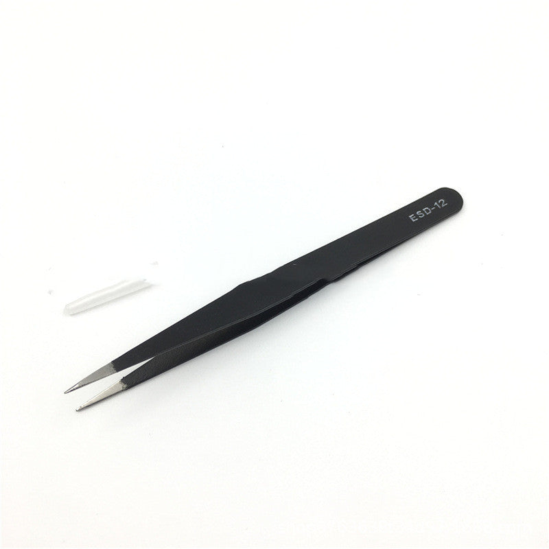 Stainless Steel Pointed And Curved Eyelash Extension Tweezers