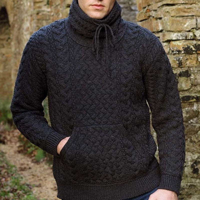 Buttons Ripped men sweater