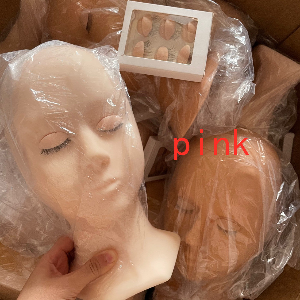 Free Shipping New Style Eyelash Extension Practice Head Mold