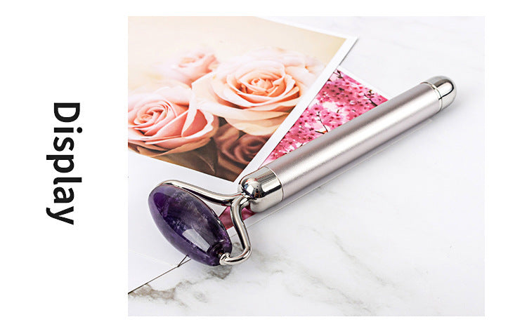 One shot for two jade roller beauty stick