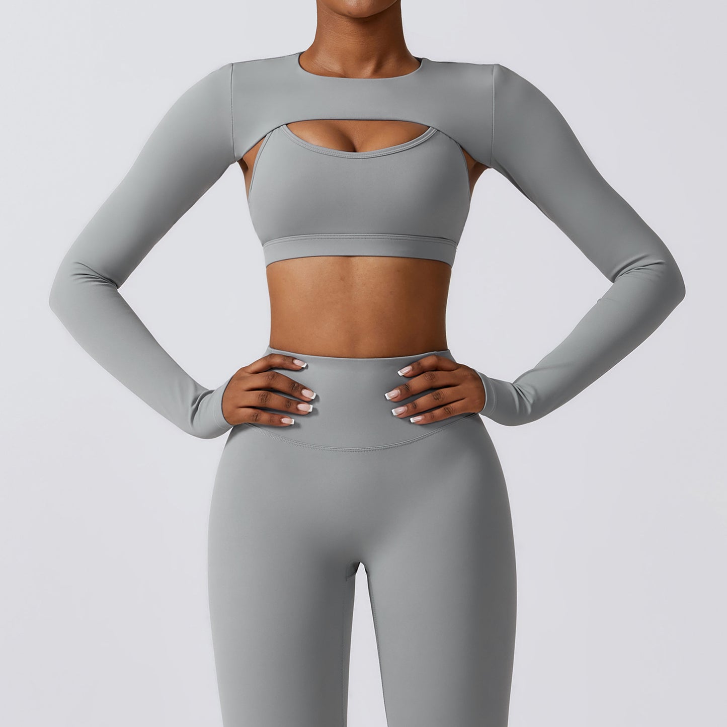 Long Sleeve Shawl Yoga Clothes