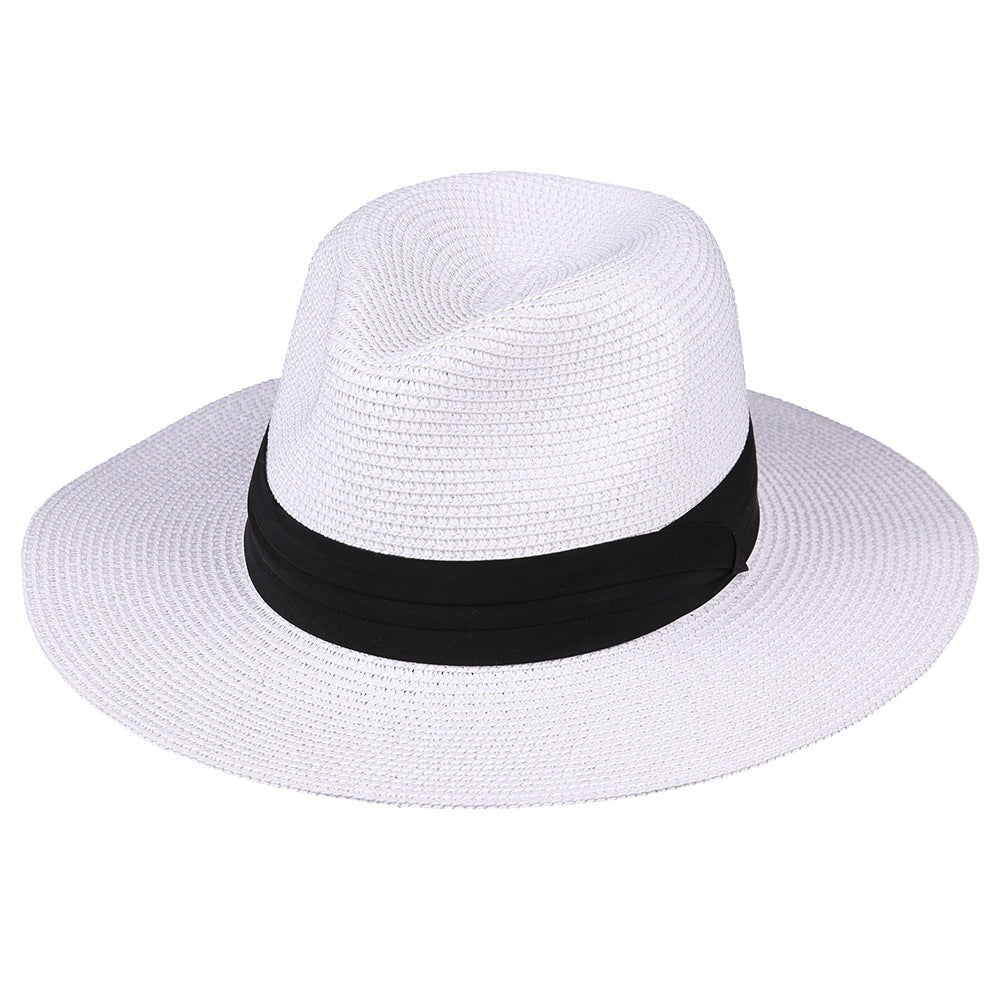Outdoor Sunscreen Fisherman Tide Panama Sun Men'S Women'S Sunshade Beach Seaside Holiday Hat