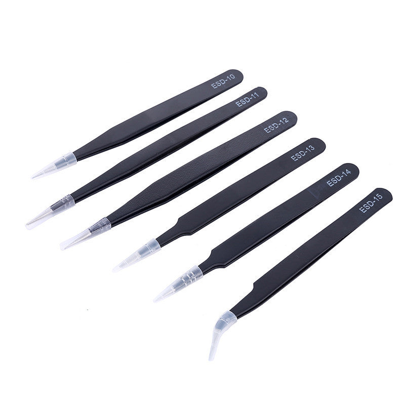 Stainless Steel Pointed And Curved Eyelash Extension Tweezers