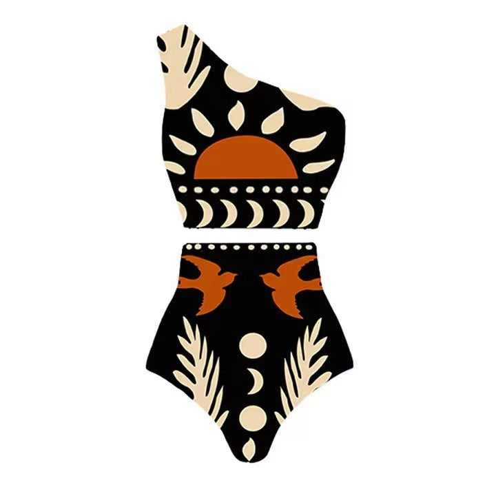Fashion One-piece Swimsuit Suit Vacation Beach Swimsuit