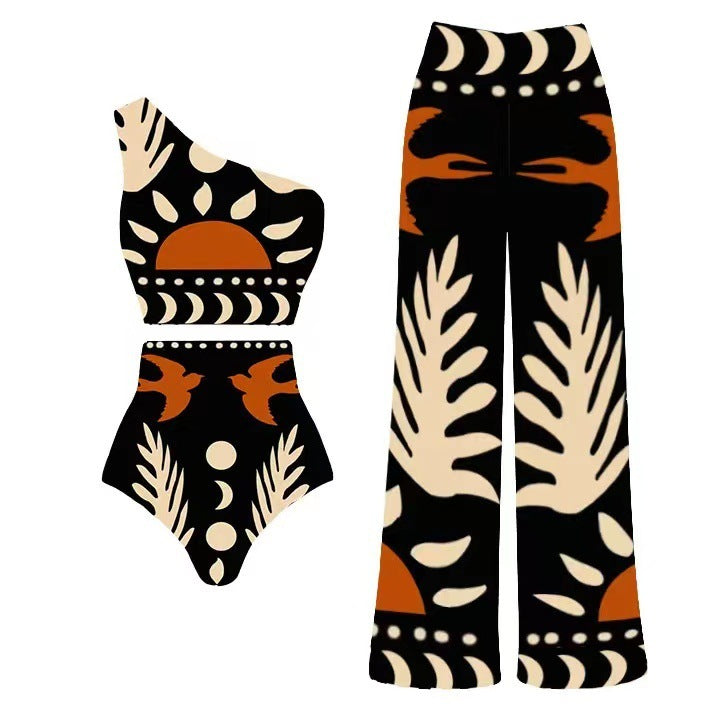 Fashion One-piece Swimsuit Suit Vacation Beach Swimsuit