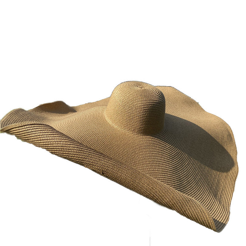 Foldable Beach Straw Oversized Sun Hat