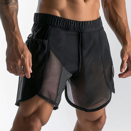Sexy See-through Mesh Shorts