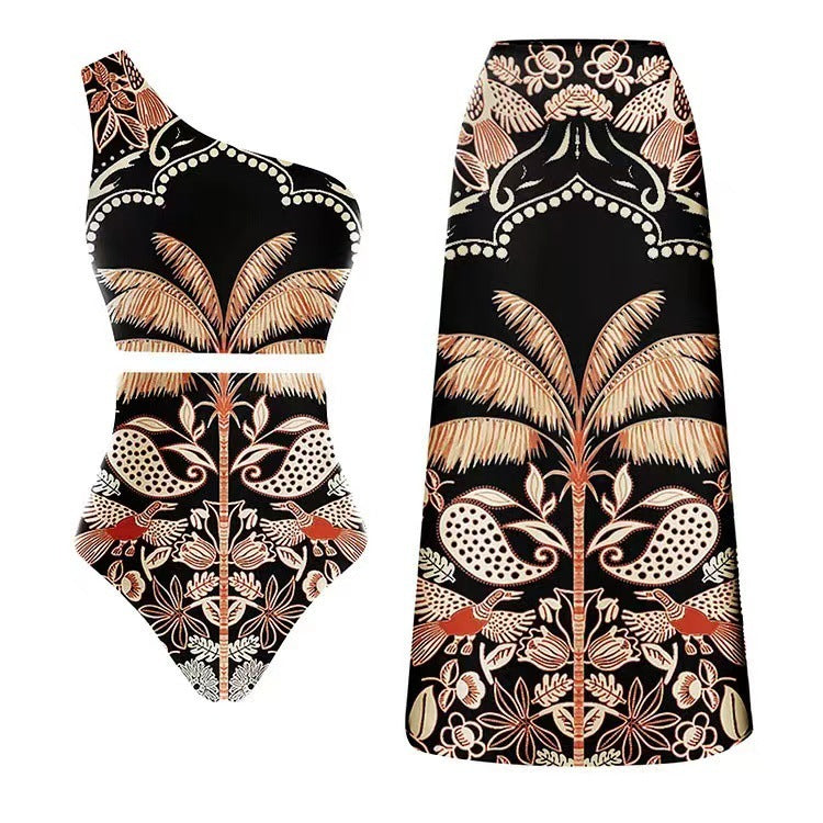 Fashion One-piece Swimsuit Suit Vacation Beach Swimsuit