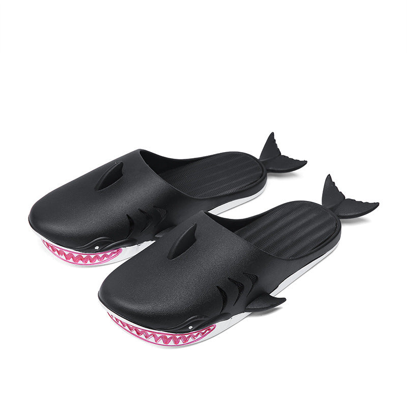 Shark Slippers Beach Shoes Home Flat Slippers Women/ Men