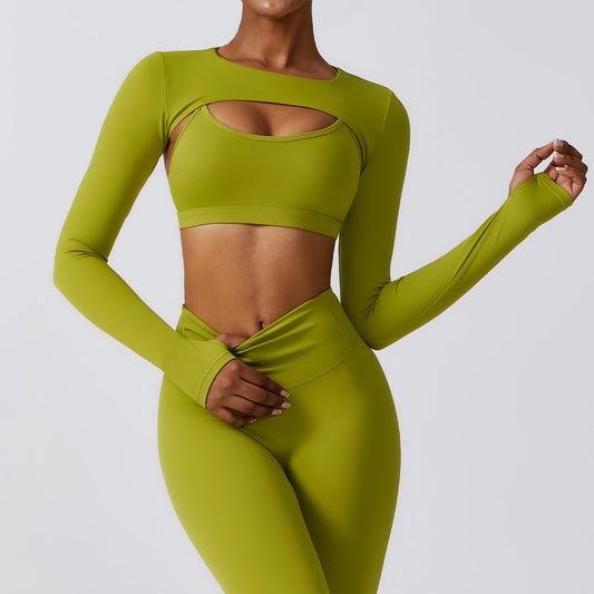 Long Sleeve Shawl Yoga Clothes